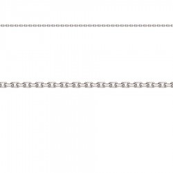 Larg. 2,2 mm - lg. 60 cm - Chaîne - Argent traité - forçat limée - poids : 6,4 gr