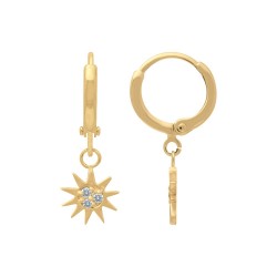 PETITE CREOLES P.OR PENDANT SOLEIL OZ