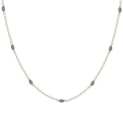 COLLIER 42CM 9 PERLES D EAU DOUCE