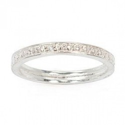 Bague argent - oxyde(s) de zirconium