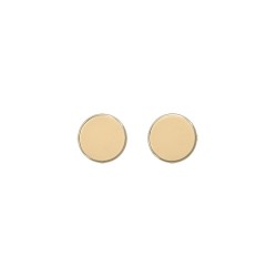 BO PUCE RONDE 5MM PLAQUE OR