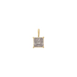 PENDENTIF P.OR CARRE OZ BLANC