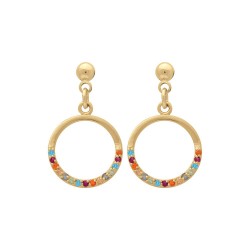 BO P.OR PENDANTES CERCLE MULTICO OZ TRANSP