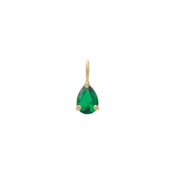 PENDENTIF P.OR GOUTTE OZ VERT