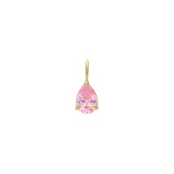 PENDENTIF P.OR GOUTTE OZ ROSE