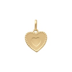 PENDENTIF P.OR COEUR TOUR BOULES