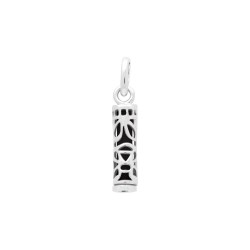 PENDENTIFS ARGT NOIR TIKI SAGESSE 13MM