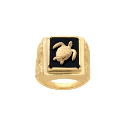 BAGUE P.OR CHEVALIERE TORTUE