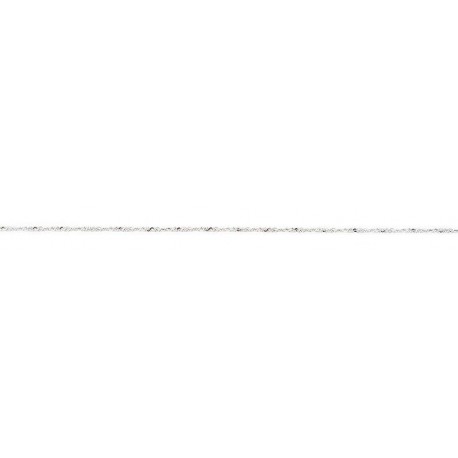 40 cm - maille serpentine - chaîne argent