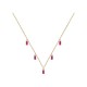 COLLIER 42CM P.OR 5 PAMP OZ ROUGES