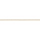 18 cm - 3,0 mm - maille gourmette marine agrafée - chaîne plaqué or