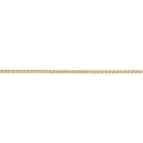100 cm - 2,4 mm - chaînes de taille - chaîne de taille plaqué or
