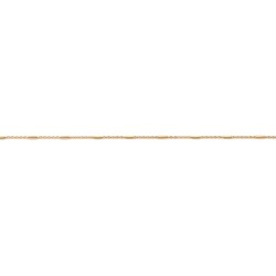 45 cm - maille fantaisie - chaîne plaqué or