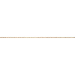 Larg. 1,2 mm - lg. 25 cm - Chaîne plaqué or - forcat limée