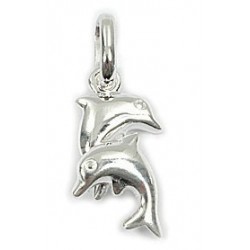 DST - PENDENTIFS ARGT 2 DAUPHINS