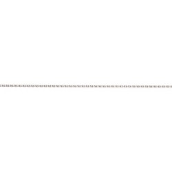 Larg. 1,6 mm - lg. 40 cm - Chaîne - Argent traité - forçat limée - poids : 2,2 gr