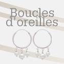 boucles d'oreilles argent