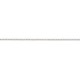 18 cm - 2,2 mm - maille forçat double diamantée 8 faces - chaîne argent