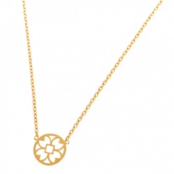 COLLIER 42CM PL OR FANTAISIE