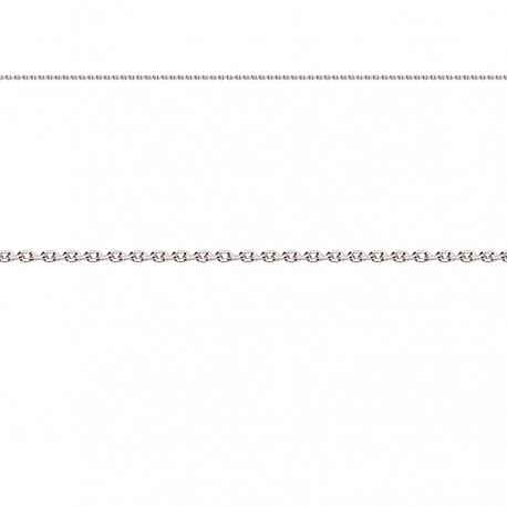 Larg. 1,4 mm - lg. 45 cm - Chaîne - Argent traité - forçat limée - poids : 2,2 gr