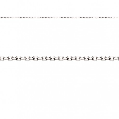 Larg. 2,2 mm - lg. 55 cm - Chaîne - Argent traité - forçat limée - poids : 6 gr