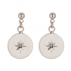 BO - Argent traité - MEDAILLE ETOILE ET OZ NOIR
