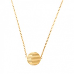 COLLIER 42CM PL OR FANTAISIE