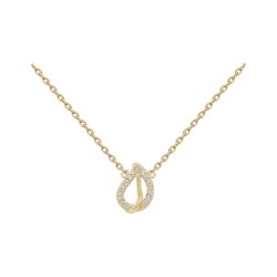 COLLIER 42CM POR FLAMME OZ