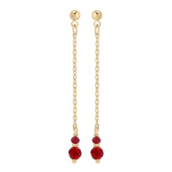 BO POR PAMPILLE BEADS GRENAT