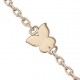 COLLIER 42CM POR OZ ET PAPILLON
