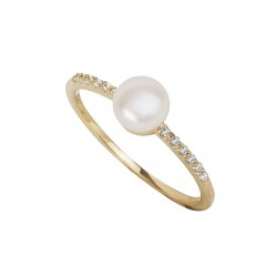 BAGUE P.OR OZ ET PERLE DE CULTURE