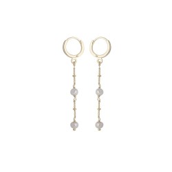 BO P.OR CREOLES PENDANTES PERLES D'EAU DOUCE