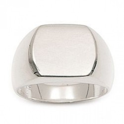 Bague argent - chevalière