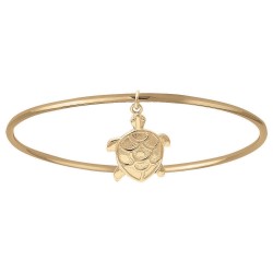 BRACELET 62MM P.OR MARTELE PEND. TORTUE