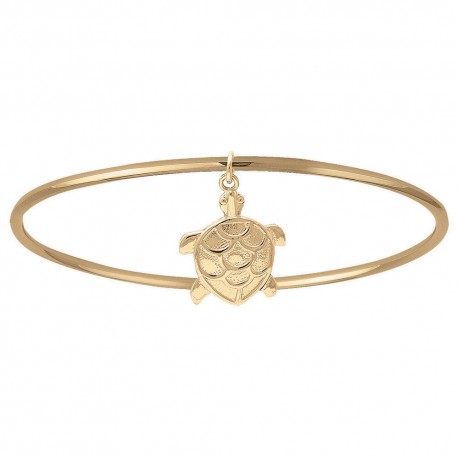 BRACELET 62MM P.OR MARTELE PEND. TORTUE