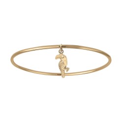 BRACELET 62MM P.OR MARTELE PEND. TOUCAN