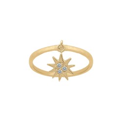 BAGUE P.OR PAMP. SOLEIL OZ