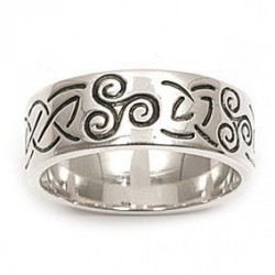 Bague argent - ethnique