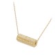 COLLIER 45CM P.OR BARILLET CHANCE AMOUR BONHEUR