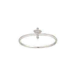 BAGUE AGT CROIX OZ