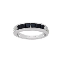 BAGUE AGT CZ BLANCS ET NOIRS