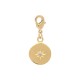 CHARMS P.OR MEDAILLON ETOILE CZ BLANC