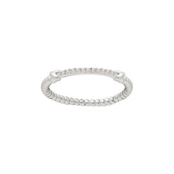 BAGUE AGT ANNEAU BOULES ET CZ