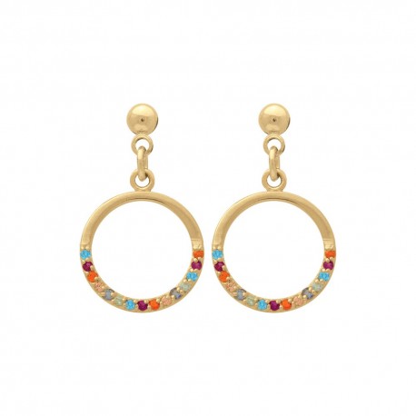 BO P.OR PENDANTES CERCLE MULTICO OZ TRANSP