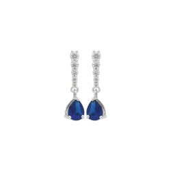 BO AGT PEND CZ BLANCS ET BLEU SAPHIR