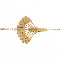 BRACELET 18CM PL OR ARBRE DU VOYAGEUR