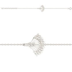 BRACELET 18CM ARGT ARBRE DU VOYAGEUR