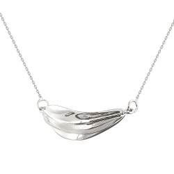 COLLIER M.FORCAT MOTIF CARAMBOLE ARGENT
