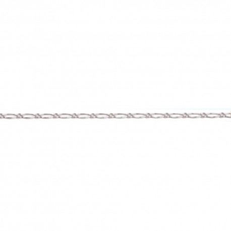 CHAINES ARGT RH AU METRE POLI TONNEAU