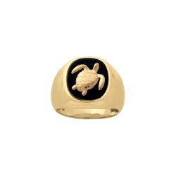 BAGUE P.OR CHEVALIERE TORTUE